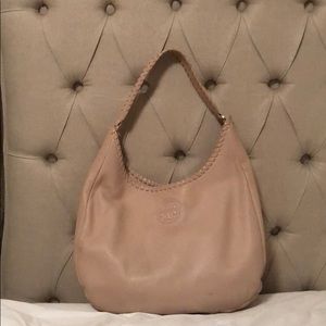 Tory Burch Nude Vintage Slouch Tote